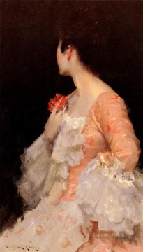 ウィリアム・メリット・チェイス Painting - 婦人の肖像 ウィリアム・メリット・チェイス